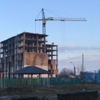 Хід будівництва, січень 2018 року
